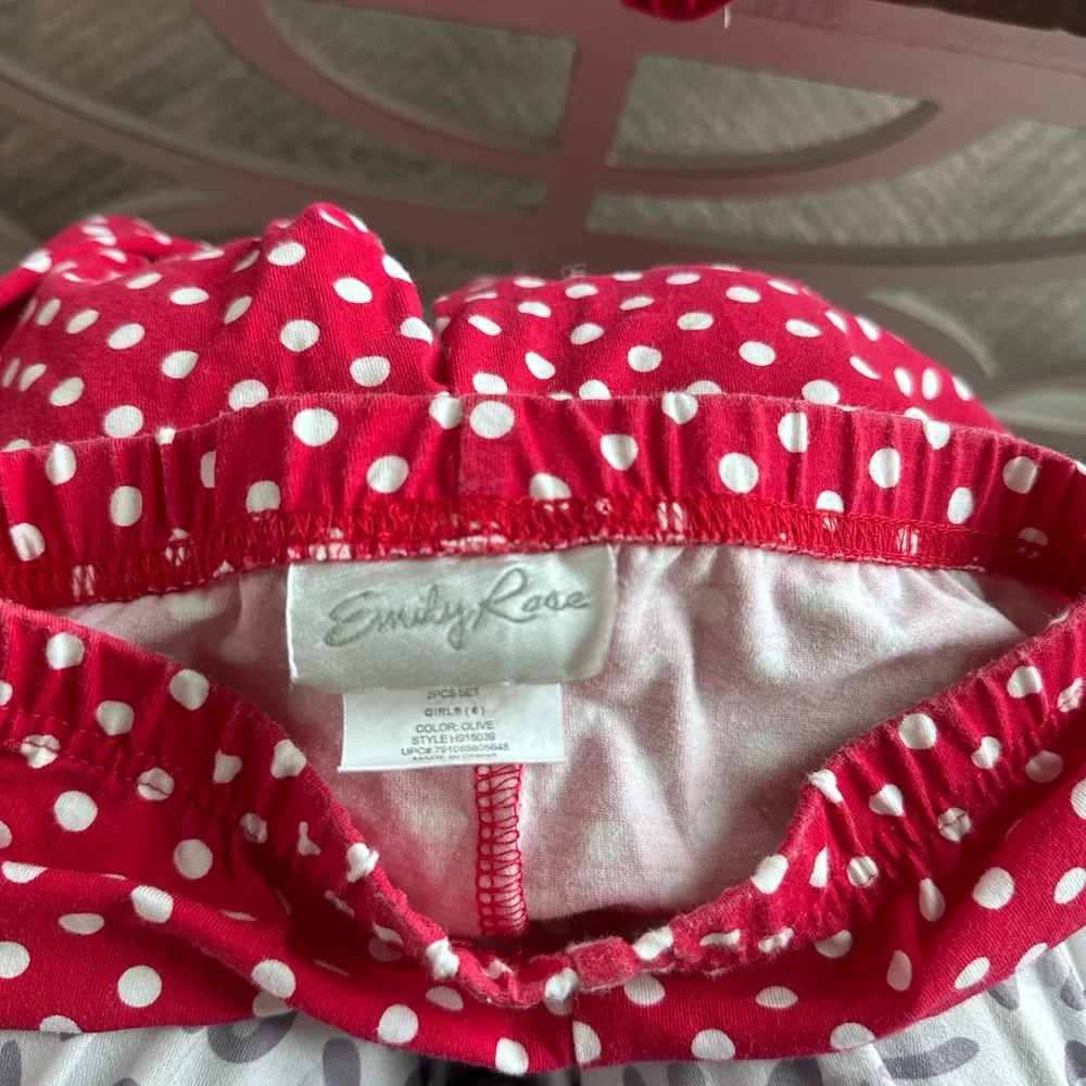 2 pc Christmas set Emily Rose size 6 - Picture 5 of 6